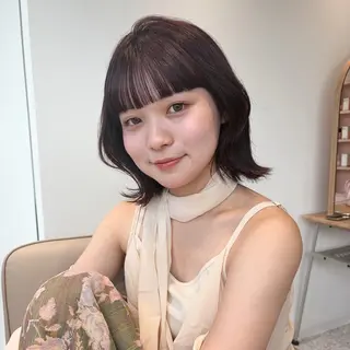 ミディアム カラー 🐰🎀艶髪特化 yuzuka🎀🐰のヘアスタイル