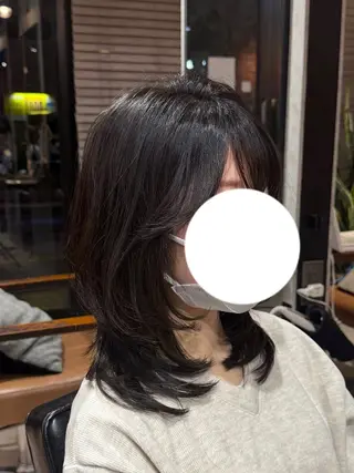 ミディアム ”骨格似合わせ” 美容師NAKOのヘアスタイル