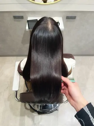セミロング 銀座⭐️髪質改善⭐️ 平中　留生のヘアスタイル