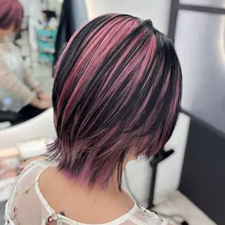 ミディアム カラー Ren. 🦋デザインカラーのヘアスタイル