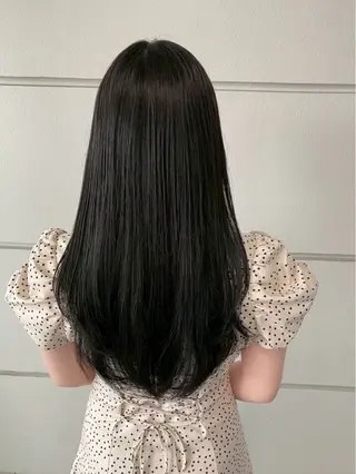 カラー 透明感カラー ここののヘアスタイル
