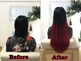 ロング KA BUのヘアスタイル