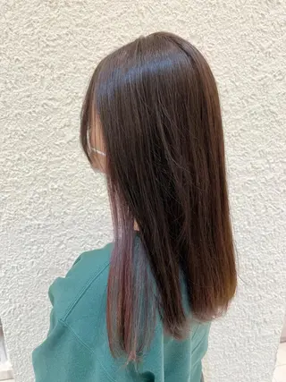 セミロング カラー NYNY四條畷店 森 亮人のヘアスタイル