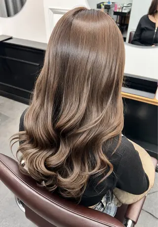 ロング カラー 横浜/ブリーチ/ ダブルカラー/RINのヘアスタイル
