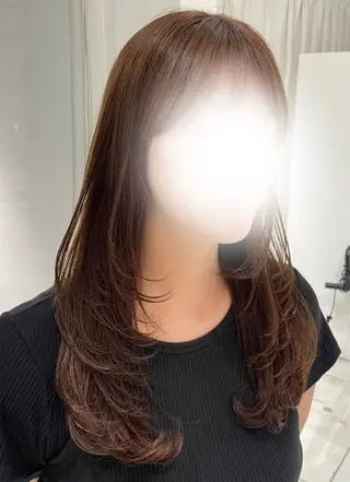 ロング カラー 似合わせスタイル 表参道🌿ちえのヘアスタイル