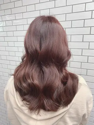 セミロング カラー ヘアアレンジ Zina 渋谷のヘアスタイル