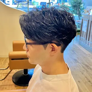 パーマ メンズ 森田 研司のヘアスタイル