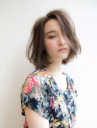 ミディアム 美髪矯正✨🌷関 郁美🌷のヘアスタイル
