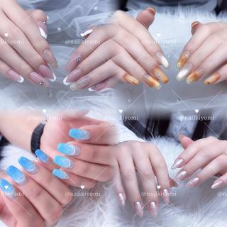 ネイル Kiyomi.🫧 美フォルムのネイルデザイン