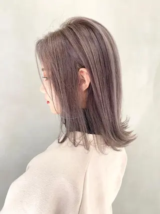 ミディアム カラー レイヤー/大人メンズ パーマ🌀 平島拓也のヘアスタイル
