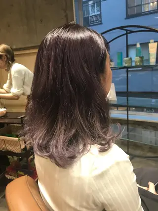 ミディアム カラー パーマ ヘアアレンジ メンズ キッズ ネイル マツエク・マツパ サロンドミルク 渋谷高比良のヘアスタイル
