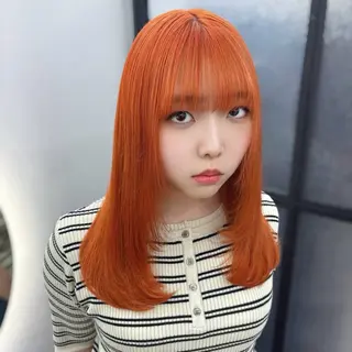 ロング カラー Ren. 🦋デザインカラーのヘアスタイル