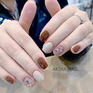 ミディアム Akina Nail 亀戸のネイルデザイン