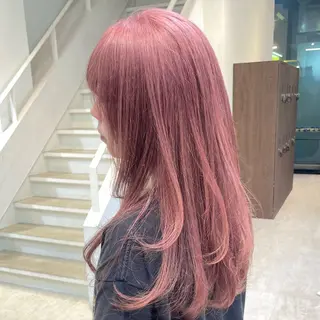 カラー 🤍ハイトーン/デザ インカラーまりん🤍のヘアスタイル