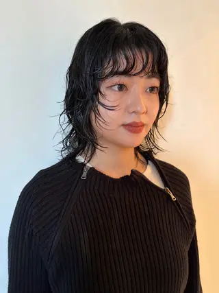 ミディアム パーマ Tomoka🐶🌟 似合わせカット✂︎のヘアスタイル