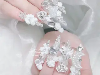 ネイル yukina 長さ出しネイル専門店のネイルデザイン