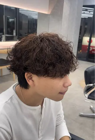 パーマ メンズ 👑メンズパーマ屋 👑/栄/馬場斗生のヘアスタイル