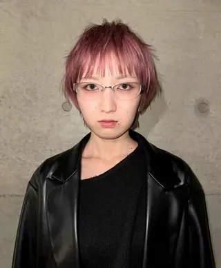 ショート カラー ヘアアレンジ 🫟ダブルカラー 小島千夏🫟のヘアスタイル
