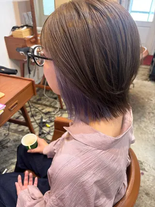 ミディアム ma koのヘアスタイル