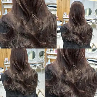 ロング カラー 🇰🇷韓国風くびれ ヘア🇰🇷中村優大のヘアスタイル