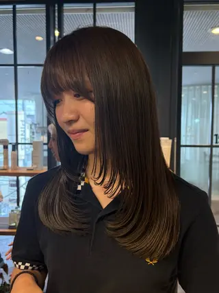 ロング カラー レイヤー/メンズ/ kaedeのヘアスタイル
