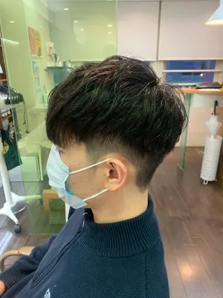 ショート メンズ 三矢 ちなつのヘアスタイル