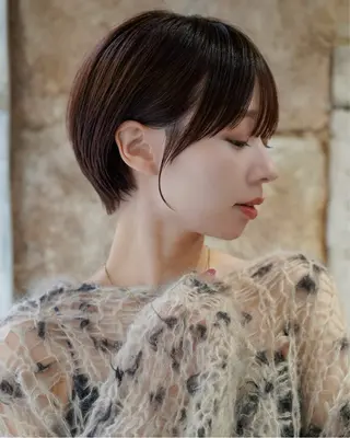 ショート まう/丸みショート ・ボブ特化／高円寺のヘアスタイル