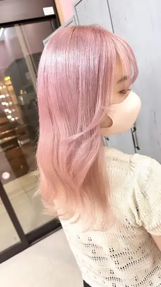 ミディアム カラー ブリーチ特化🌈 MANATOのヘアスタイル