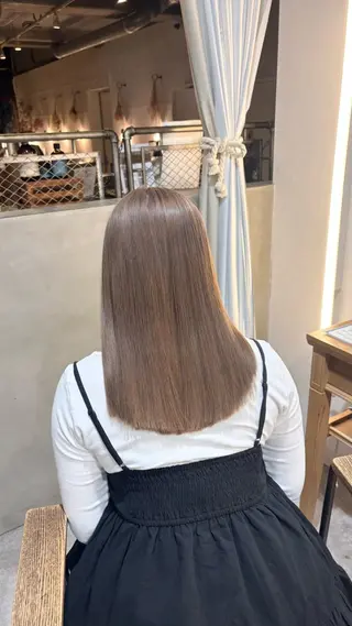 ロング 🤍ブリーチ/韓国 レイヤー/愛珠🎀のヘアスタイル