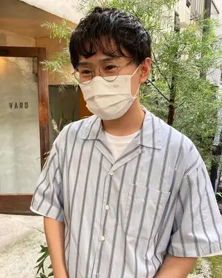 メンズ 金田 夏野のヘアスタイル