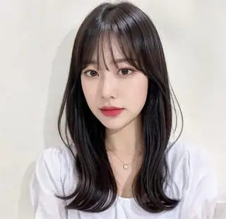 セミロング カラー 木下 マサキのヘアスタイル