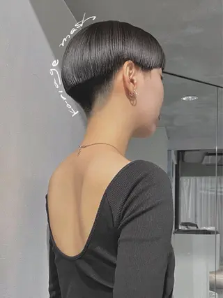 ショート 井上 唯のヘアスタイル