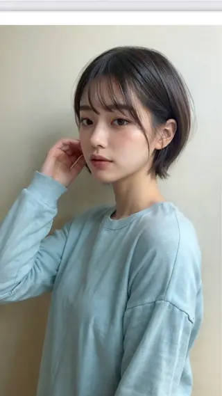 ショート 髪質改善カラー /髪質改善ストレートのヘアスタイル