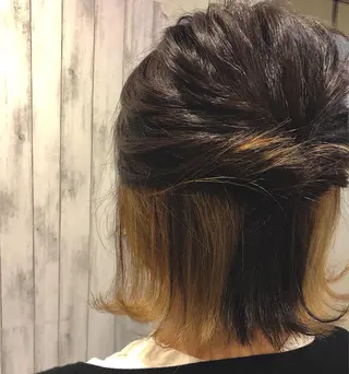 ショート カラー ショート・ボブ🍎 ナカノユウキのヘアスタイル
