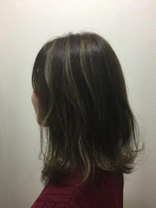 ミディアム カラー 美髪・艶髪特化美容師 RYOJIのヘアスタイル