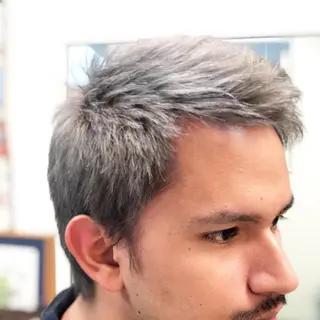 ショート カラー dealers カルロスのヘアスタイル
