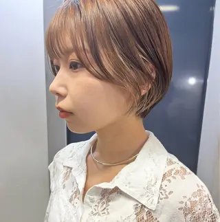 ショート カラー Hareru 豊田 修廣のヘアスタイル