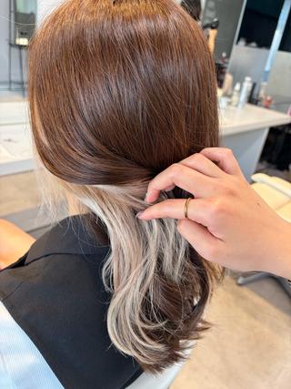 ショート カラー ヘアアレンジ .⋆⟡💖 Marin💖⟡⋆.のヘアスタイル