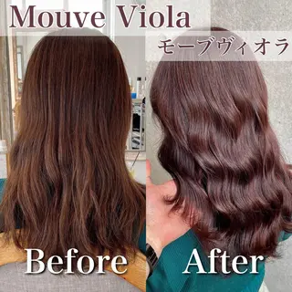 ロング カラー ブリーチなし✨艶髪 カラー𓃲YAGIのヘアスタイル