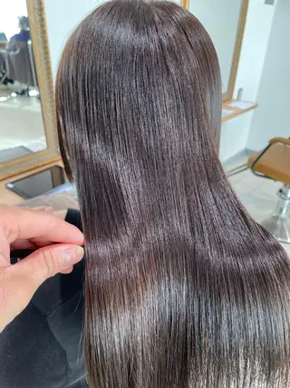 セミロング カラー パーマ 過去一の柔髪ヘア 🌿einshairのヘアスタイル