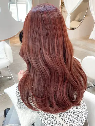 カラー ミディアム/顔周り/ ベージュ🌼mayuのヘアスタイル