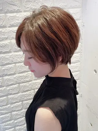 ショート カラー 大人女性ショート専門 tomodaのヘアスタイル