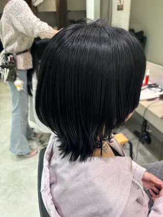ミディアム 別所 叶実のヘアスタイル