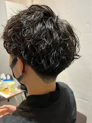 ショート パーマ メンズ KANA🌿透明感/ レイヤーcut🌿のヘアスタイル