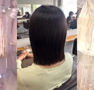 ミディアム 河原 彩心【練習モデル】のヘアスタイル