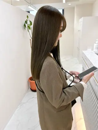 ロング カラー Saori / ボブ /顔周り/カラー🎀のヘアスタイル