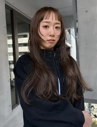 ロング 薄暮 マツイ　レンのヘアスタイル