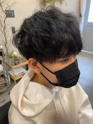 ショート パーマ nowhere ノーウェアのヘアスタイル