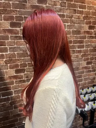 ミディアム カラー パーマ ヘアアレンジ メンズ キッズ ネイル マツエク・マツパ アイブロウ 久木原 ゆりのヘアスタイル