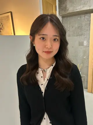セミロング カラー 透明感似合わせカラー 🍀あかり🍀のヘアスタイル